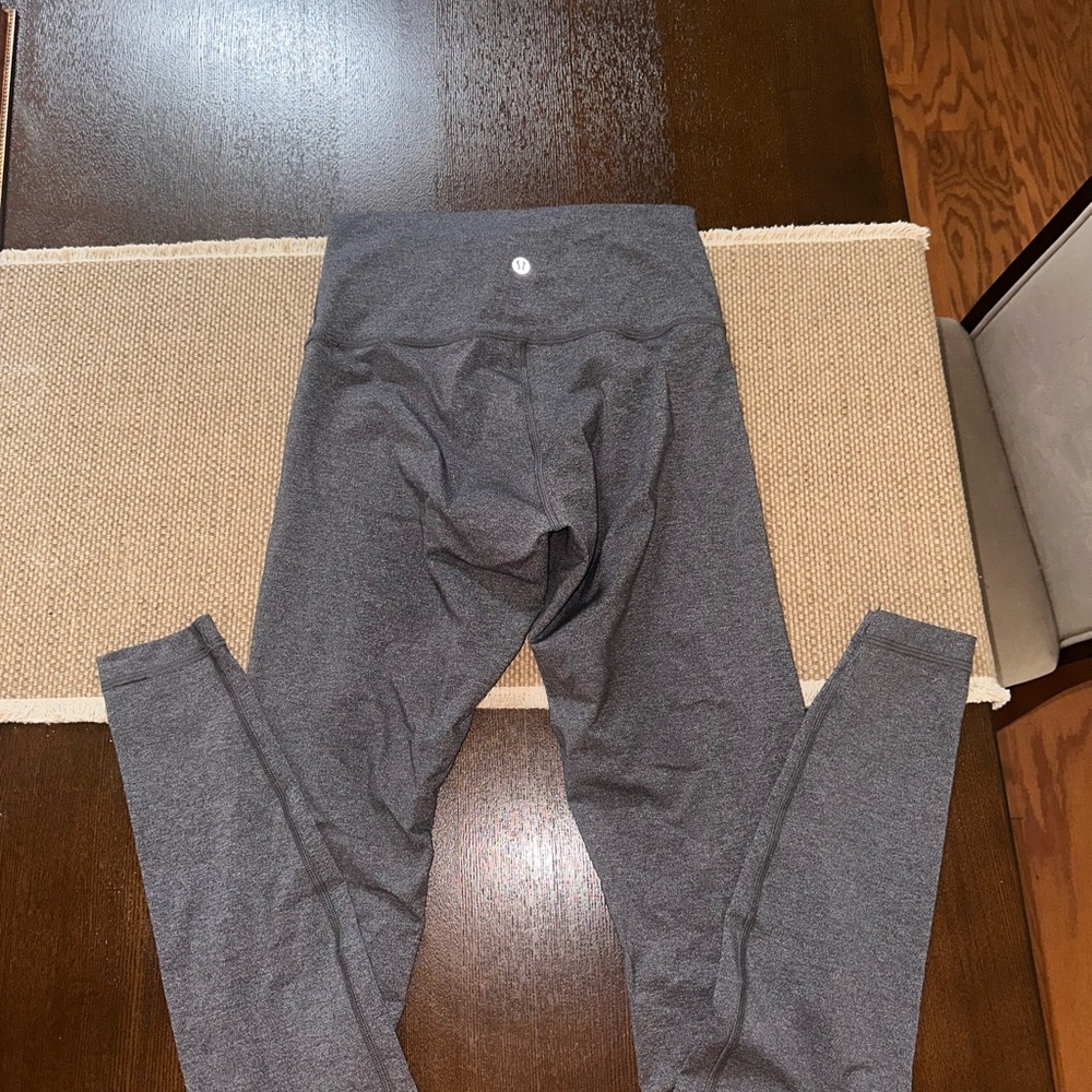 Lululemon Gray High-Waisted Leggings